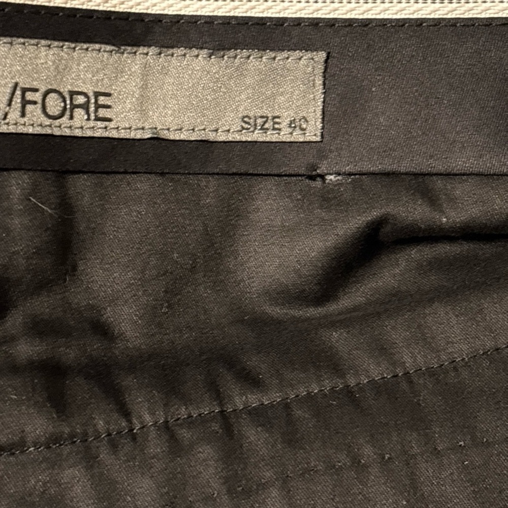 G/Fore Men’s Straight Leg Stretch Performance Chino Pants Size 40x32 Black/White - Picture 8 of 8